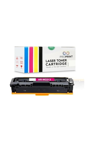 Hp 207X-W2213X 2.450 Sayfa Çipsiz Kırmızı Uyumlu Toner-M283Cdw