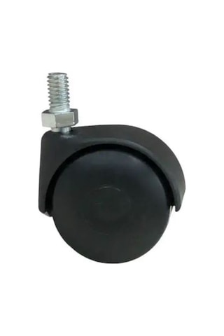 Civatalı Mobilya Koltuk Tekeri Dönerli Çap 50mm 5 Adet