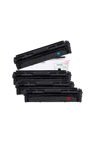 203A-Cf540A-541-542-543 Hp M254Nw Uyumlu 1 Set Toner