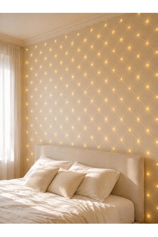 Led Ağ Işık Dekoratif File Aydınlatma Balkon Oda Ve Bahçe Süsleme Yeni Nesil Çr