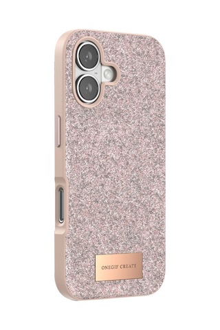Apple, Uyumlu iPhone 17 Bright Simli Kapak Pembe