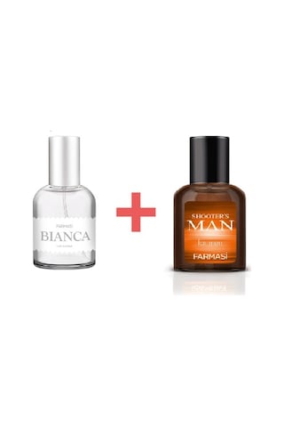 Farmasi Bianca Kadın Parfüm EDP 50 ML + Shooter's Man Erkek Parfüm EDP 50 ML Farmasi Bianca Kadın Parfüm EDP 50 ML + Shooter's Man Erkek Parfüm EDP 50 ML