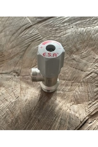 Esa Pirinç Mini Vana Klozet Vanası Ara Musluk Taharet Musluğu Beyaz