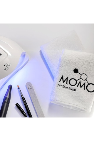 Momo Professional Nakışlı Beyaz Havlu 30 50 Beyaz