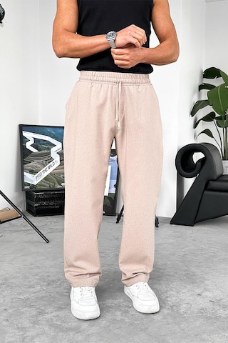 Taş Dokulu Soft Jogger Pantolon Taş