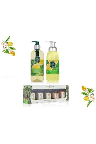 Çeşme Limonu Sıvı Ve Köpük Sabun, Seyahat Seti, H-pro Hijyen