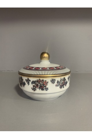 Fermato Porselen Kapaklı Şekerlik Apollo Serisi Çok Renkli