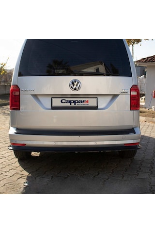 Cappafe Volkswagen Caddy Arka Tampon Eşiği Koruma (abs) Mat Siya N11.652