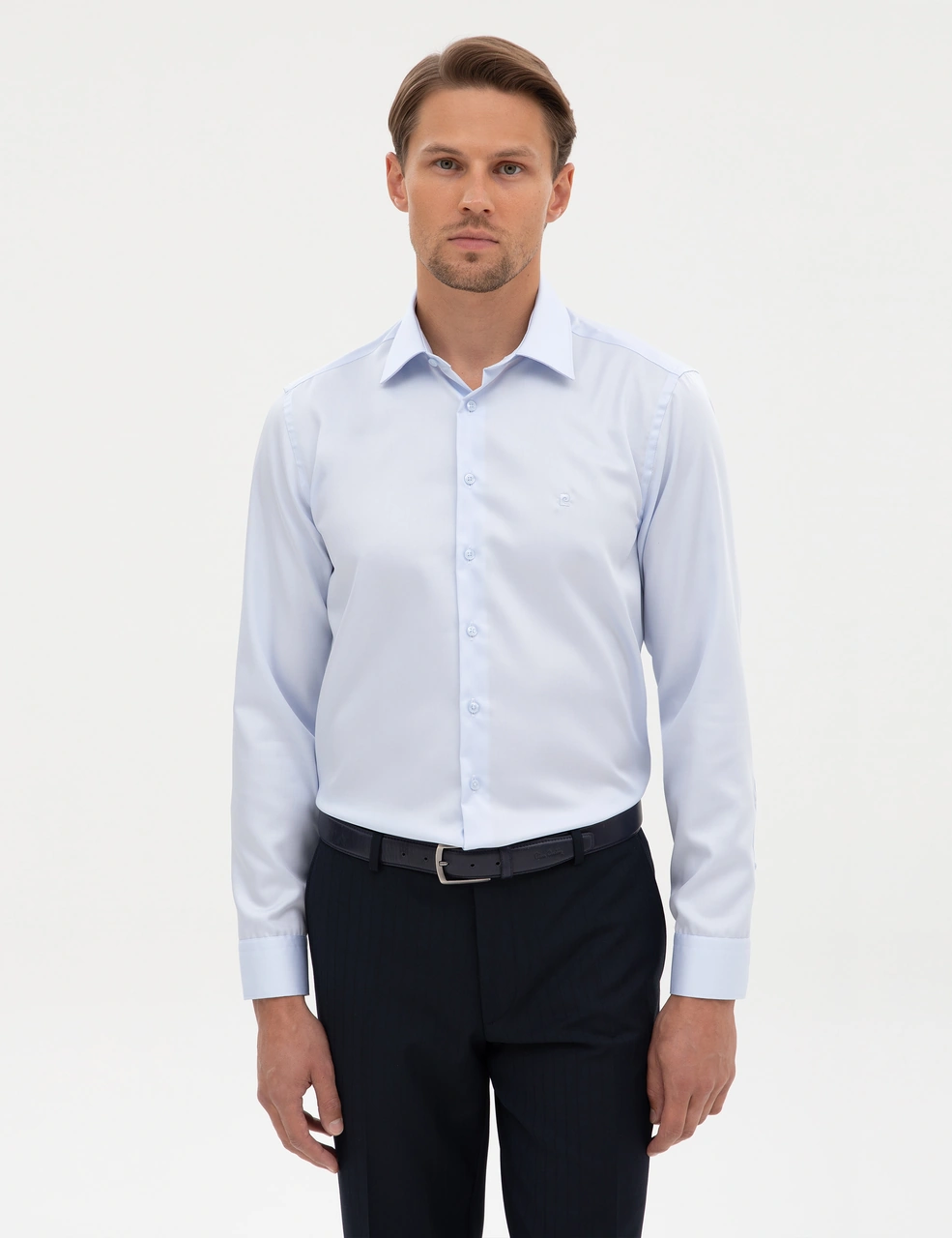 Pierre Cardin Erkek Açık Mavi Gömlek Basic 50315254-vr003 Açik Mavi