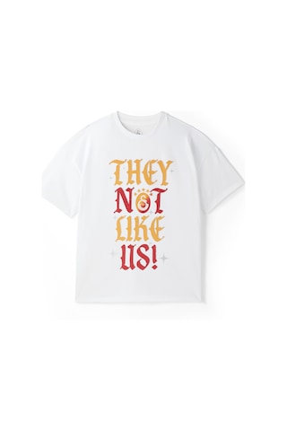 Gsstore Galatasaray They Not Like Us T-shirt E251453 Ekru