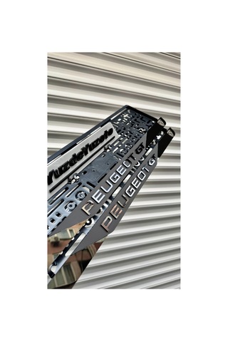 2 Adet Premium Pleksi Koku Hediyeli Peugeot Gt Uyumlu Plakalık - 804705541