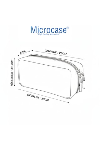 Microcase Su Geçirmez 6 Bölmeli Kablo Ve Kişisel Eşya Organizeri Al5421