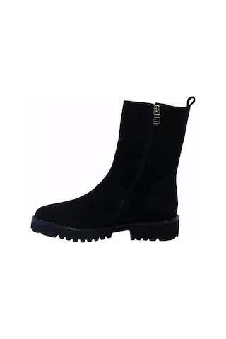 Poletto Hakiki Deri Sıyah Bot Düz 5780 92 V3 S-853 Siyah