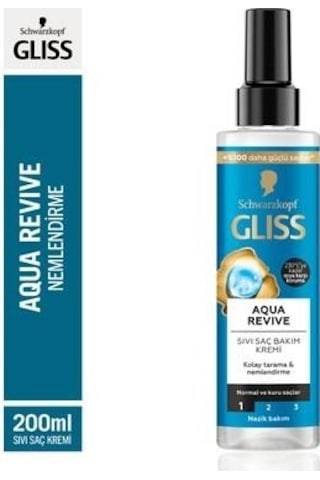 Gliss Aqua Revive Sıvı Saç Bakım Kremi 200 ML