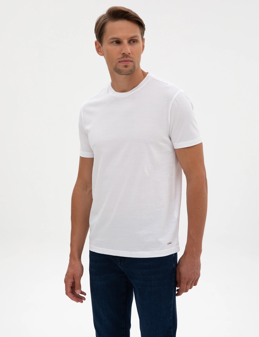 Pierre Cardin Erkek Beyaz Tişört Basic 50320102-vr013 Beyaz
