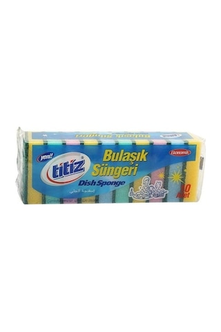 Titiz Eko Bulaşık Süngeri 10 Adet Titiz Eko Bulaşık Süngeri 10 Adet