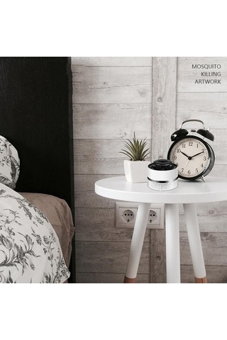 Geeksen Ev İçi Usb Fiziksel Komar Öldürücü, Led Işıklı Emme Mekanizması, Beyaz Mwd005 Modeli