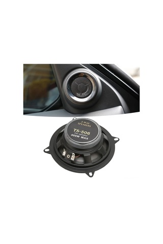 Geeroyoo 400w Maksimum Güç 5 İnç Orta Frekanslı Oto Hoparlörü, 4 Ohm 93db Duyarlılık, Siyah Dış Mıknatıslı Oto Ses Sistemi Modifikasyonu