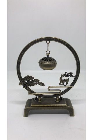 Lebron Ağaç Motifli Metal Tütsülük