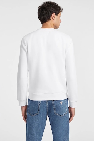Guess Jeans Erkek Sweatshirt Beyaz