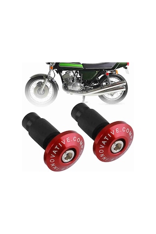 Vkemall Motosiklet Atv Spor Araçları İçin 22mm 7/8'' Mavi Alüminyum Cnc Kolu Ucu, Dayanıklı Ve Stili Artırır, Korumalı Montaj