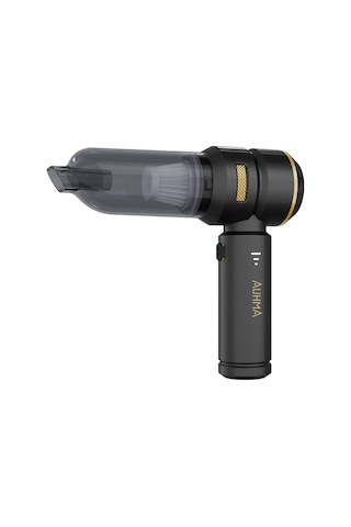 Auhma Ahv-02 Kablosuz Araç İçi Süpürge Siyah 17000pa Güçlü Vakum Fırçasız Motor Üfleme & Vakum Siyah