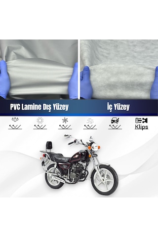 Kanuni Seyhan 250 Su Geçirmez Motosiklet Brandası Motor Branda