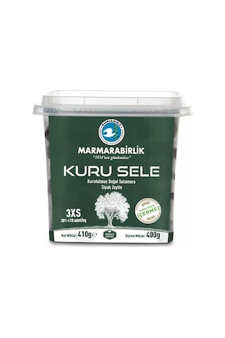 Marmarabirlik Kuru Sele Zeytin 400 Gr 3xs Ve Xs 4 Lü Paket