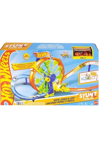Hot Wheels Hızlı Fırlatma Ve Döngü Parkuru Oyun Seti