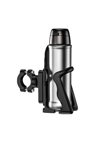 Pazly Bisiklet Su Şişesi Tutucu Dönen Motosiklet İçecek Montaj Kafesi Siyah Siyah