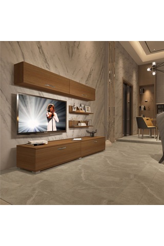 Decoraktiv Eko 5 Slm Std Tv Ünitesi Tv Sehpası Ceviz
