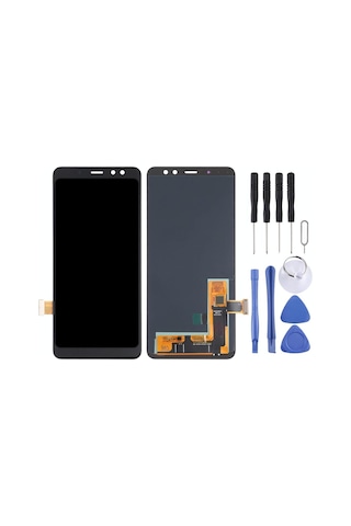 Samsung Uyumlu Galaxy A8 2018 A530 Oled Lcd Ekran Dokunmatik Siyah Oled