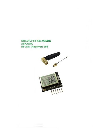 433.92mhz Ask/ook Rf Alıcı Seti Nrx04cfs4-set 433.92mhz Ask/ook Rf Alıcı Seti Nrx04cfs4-set