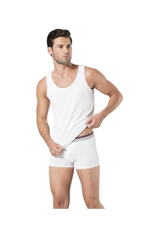 Pierre Cardin Erkek Stretch Atlet Boxer Çamaşır Takımı Kutulu Beyaz