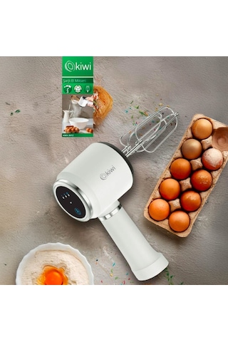 Kiwi KMX-3612 500 W 3 Hız Kademeli Şarjlı El Mikseri