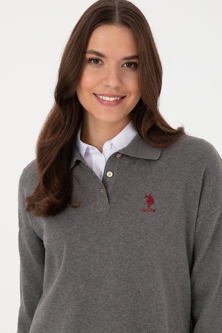 U.s. Polo Assn. Kadın Gri Melanj Kazak /triko 50314707-vr086