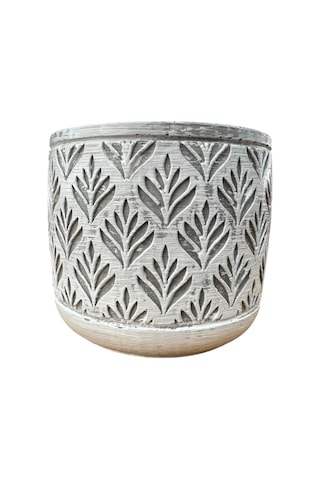 Bitki Tasarımı Ev Dekorasyon Gri Lotus Beton Saksı Çiçeklik Saksılık