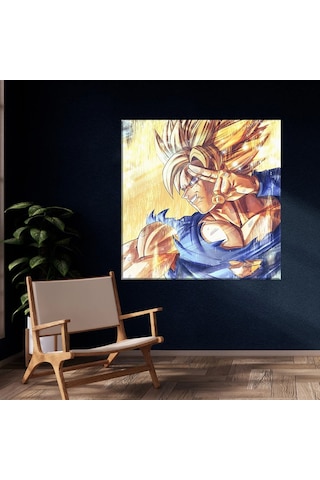Dragon Ball Sarı Kanvas Tablo