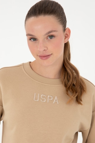 U.S. Polo Assn. Kadın Kum Bisiklet Yaka Sweatshirt 50294751-VR085