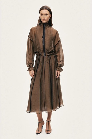 N26yn4258 Nocturne Etek CAMEL