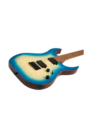 Spira S-500 Qab Elektro Gitar Trans Aqua Blue