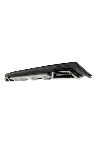 Vw Passat B7 2010-2014 Gri Krom Kare Egzozlu Difüzör Difizör Mat Siyah