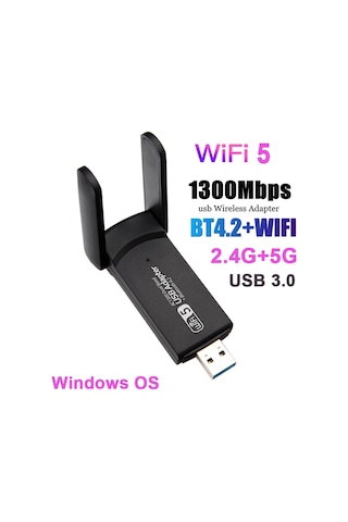 Dual Band Usb 3.0 Adaptör Kablosuz Wifi Alıcı Wireless Adaptör 802.11a/b/g/n/ac,wifi Adapter