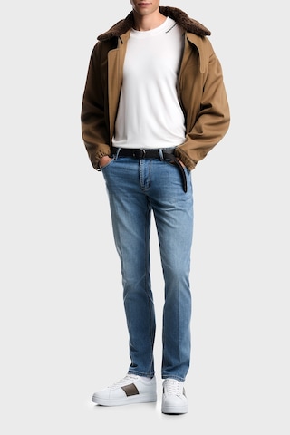 Emporio Armani İpek Karışımlı Bisiklet Yaka Uzun Kollu T Shirt Erkek T Shirt Em006771 Af13721 U0003 Beyaz