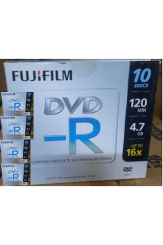 Fujifilm Dvd-r Kutulu 50 Adet 120min 4.7gb 16x Compatıble Fujifilm Dvd-r Kutulu 50 Adet 120min 4.7gb 16x Compatıble