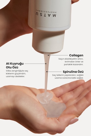 Matsu Professional Yavaş Uzayan Saçlar Için Saç Derisini Güçlendiren Extension Hızlı Uzama Saç Bakım Şampuanı 100 ML