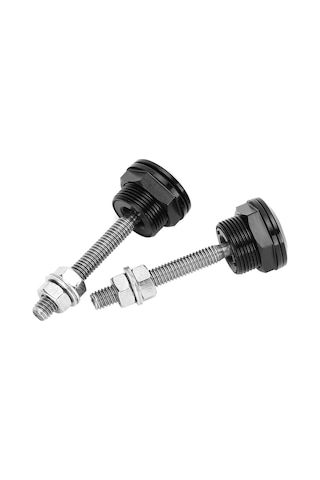 Moveevo 2 Adet Evrensel Motor Kapak Kilidi - Cnc Alüminyum + Demir - Yüksek Hızlı Ve Kazalarda Güvenli Kilitleme - Siyah 32mm