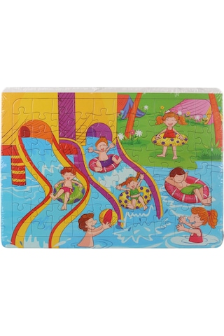 36 Parça Çocuk Puzzle + Boyama Nasrettin Denizde