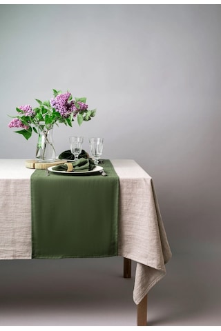 Wellstil Premium Keten Runner 40 x 150 Haki