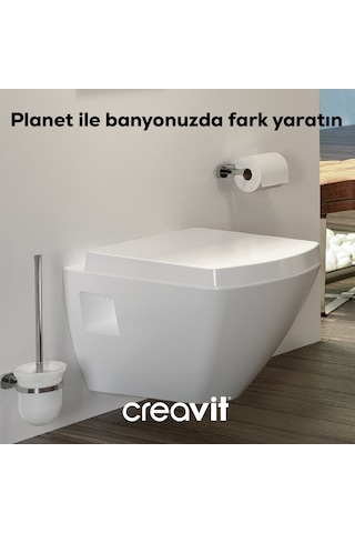 Creavit PL18807 Planet Tekli Tuvalet Kağıtlığı